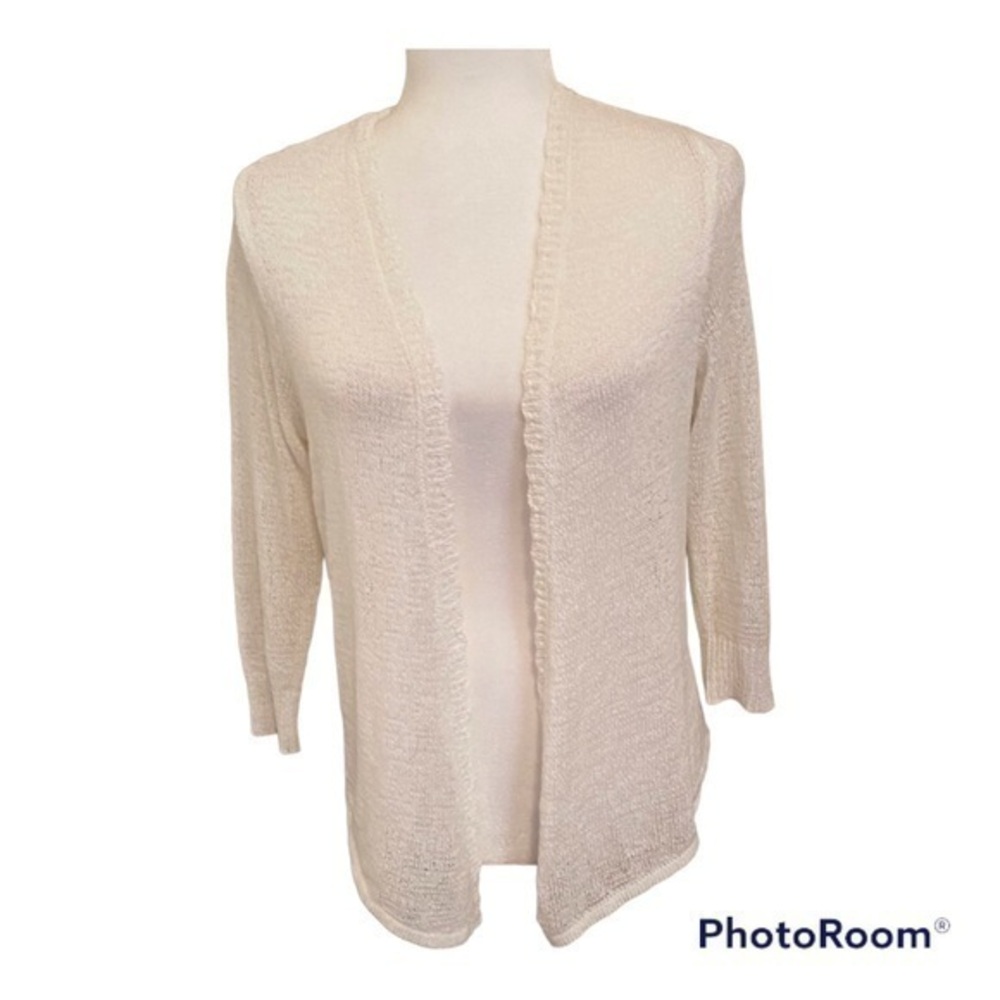 Fever Women’s Open Front Light Weight Open-Front Cardigan Size M